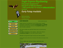 Tablet Screenshot of eagleexpressdrycleaning.com